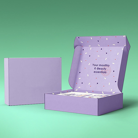 Customized cosmetics eco-friendly mailbox box