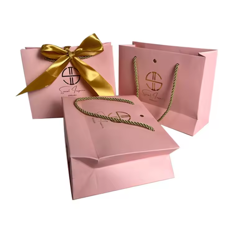 Custom Light Luxury Cosmetic Paper Bag
