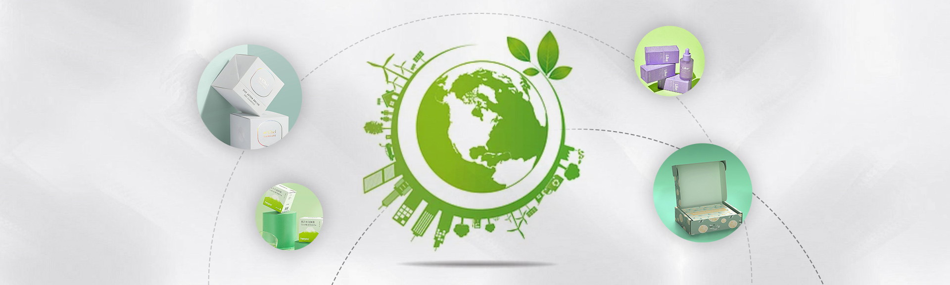 Green Printed packaging