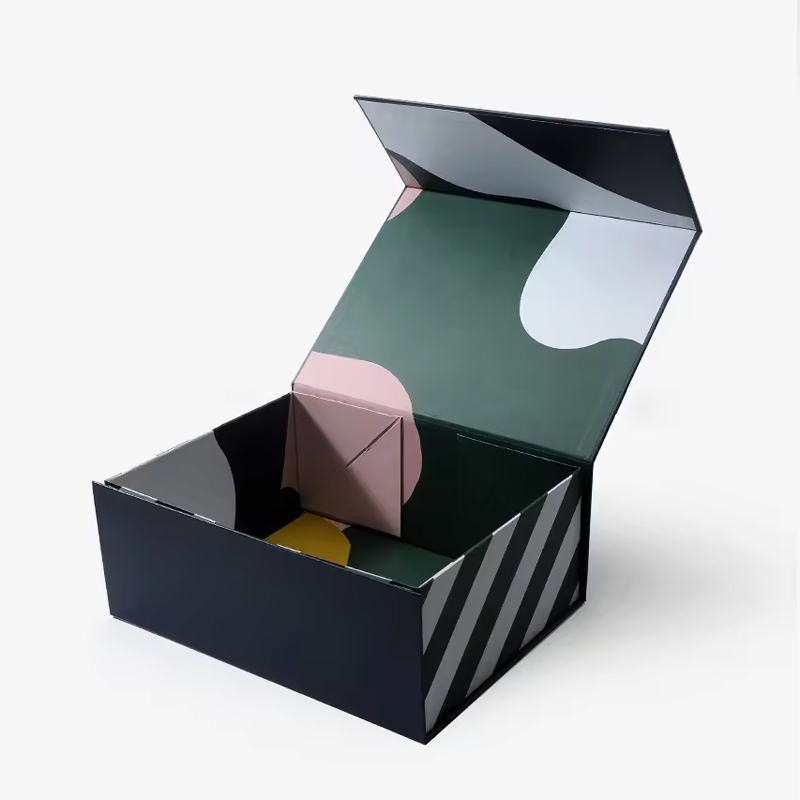 Environmentally friendly recyclable cardboard folding gift box