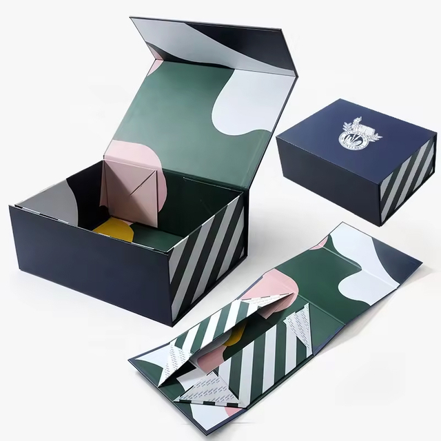 Environmentally friendly recyclable cardboard folding gift box