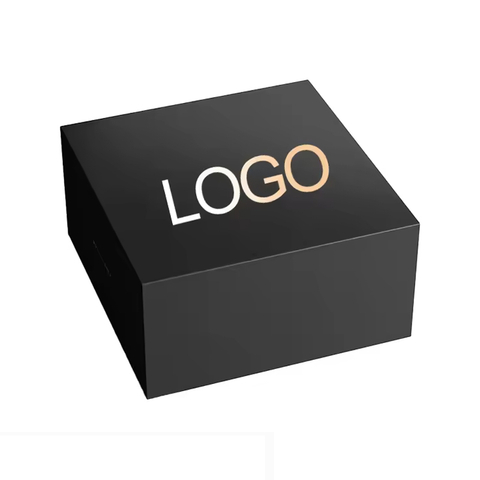 Gold Foil Embossed Folding Rigid Magnet Box