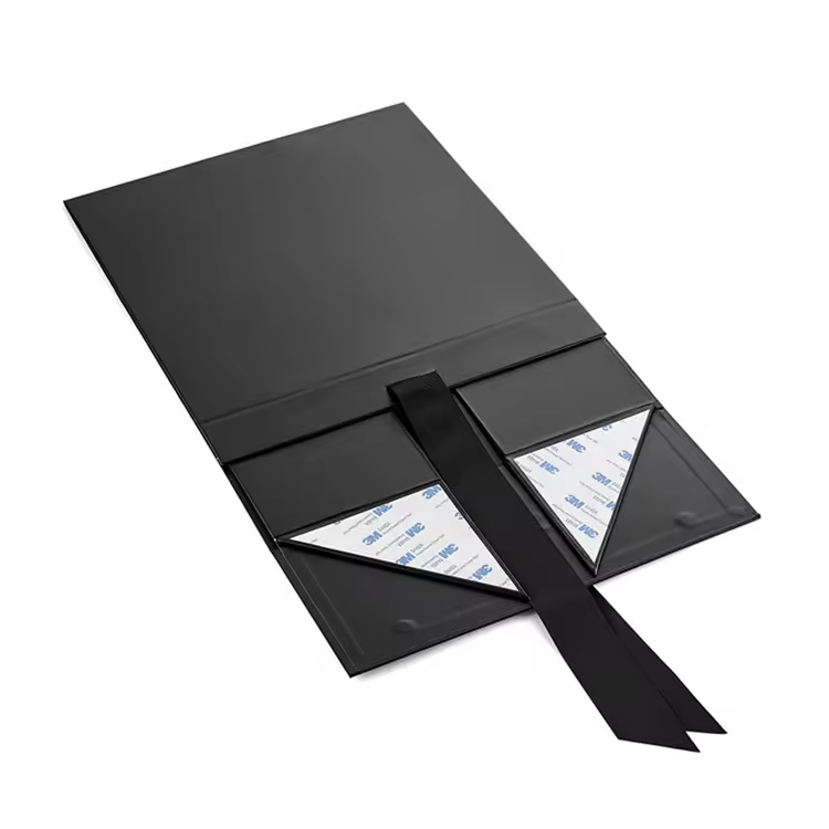 Foldable Gift Box with Ribbon
