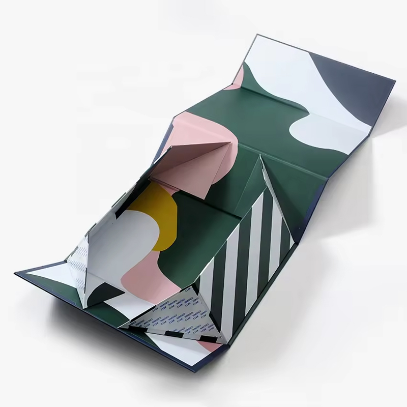 Environmentally friendly recyclable cardboard folding gift box