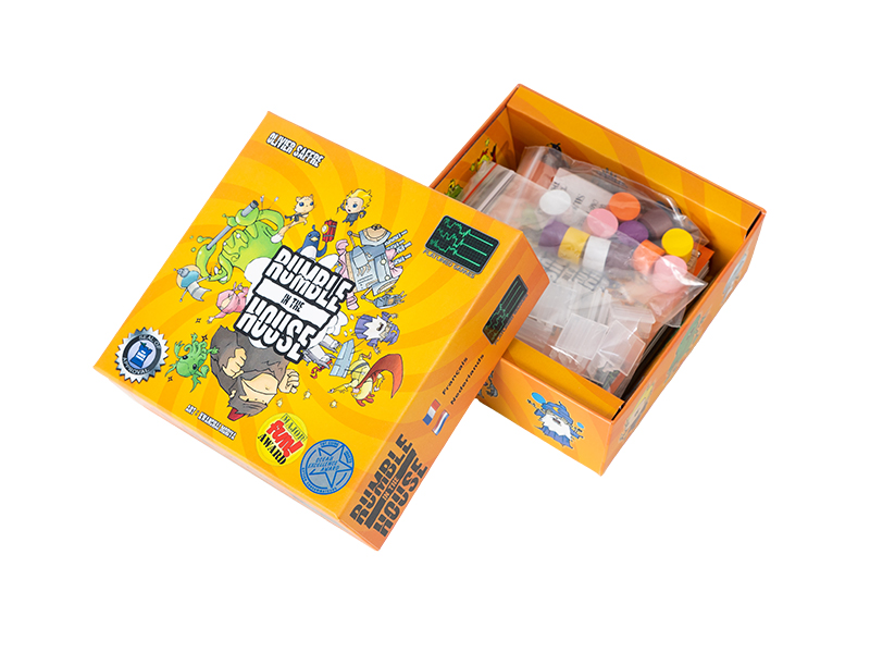 Custom packing box showcasing high-end foil and spot UV finishes